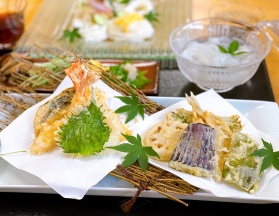 0804天ぷら&冷やしめん.JPG