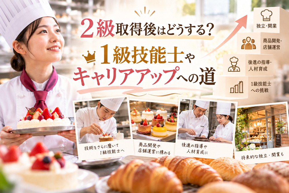 2級取得後はどうする？1級技能士やキャリアアップへの道